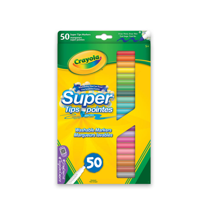 Crayola Super Tips Markers 50 Pack