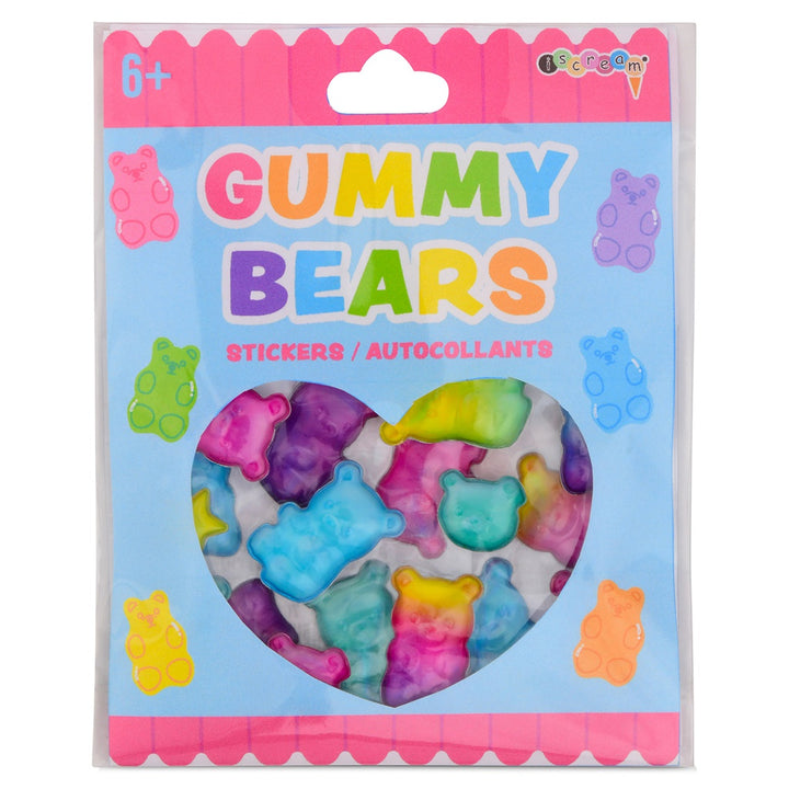 Iscream Gummy Bear Gel Stickers
