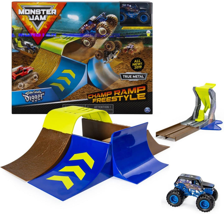 Monster Jam Champ Ramp Freestyle Playset (1/64th Scale)