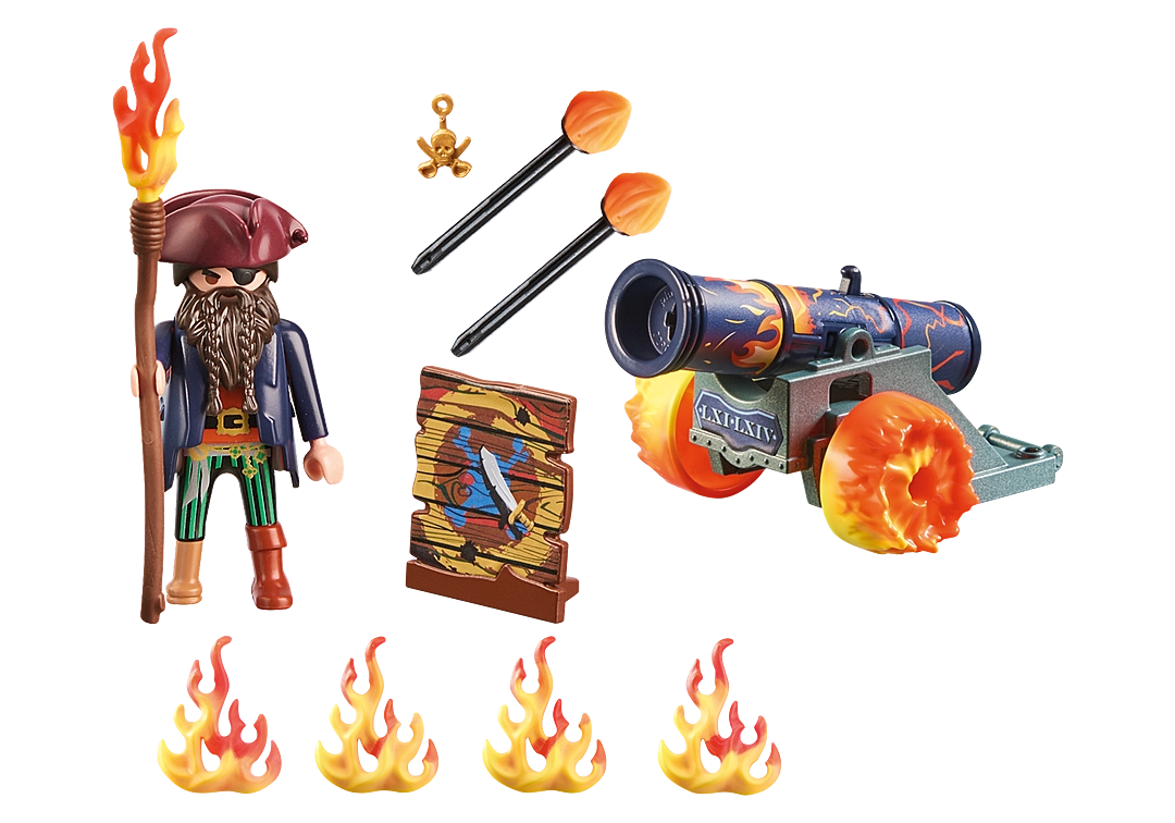 Playmobil Pirate With Cannon Gift Set