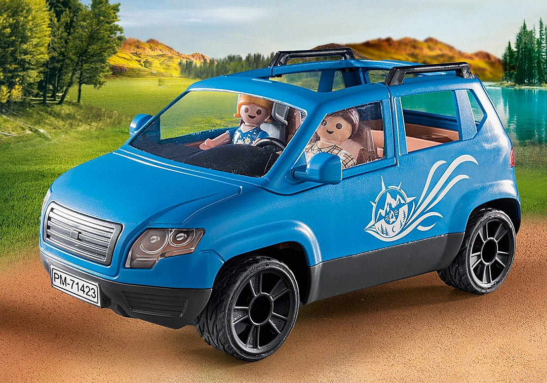 Playmobil Camping Caravan With Car