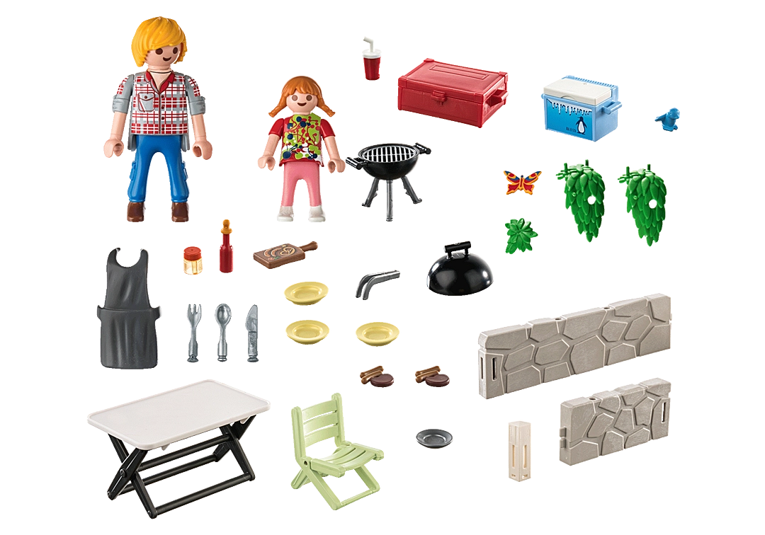 Playmobil Camping Family Barbecue