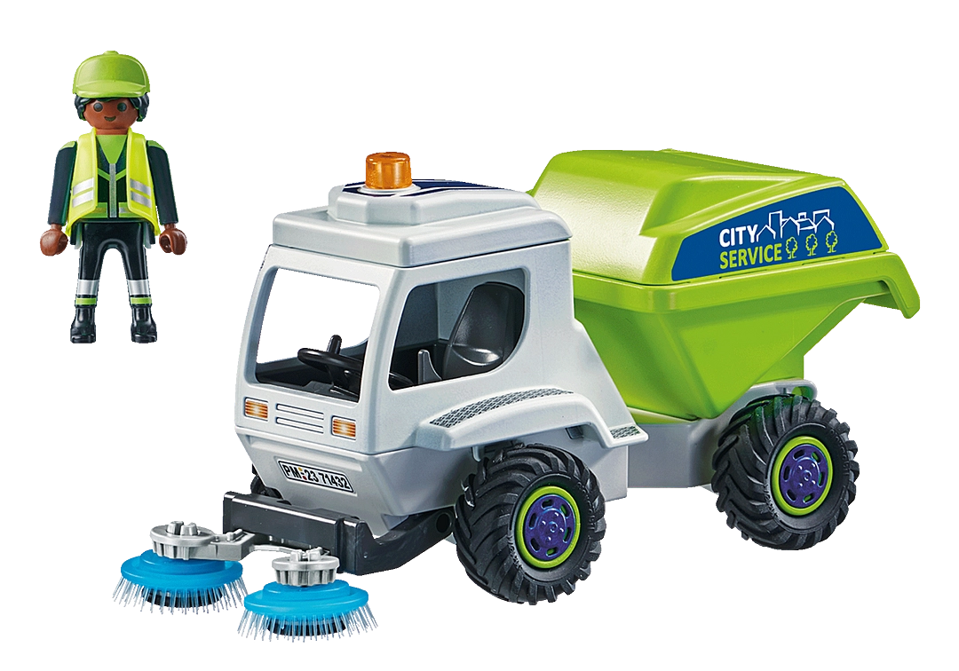 Playmobil City Cleaning Street Sweeper