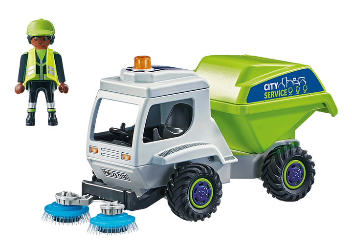 Playmobil City Cleaning Street Sweeper
