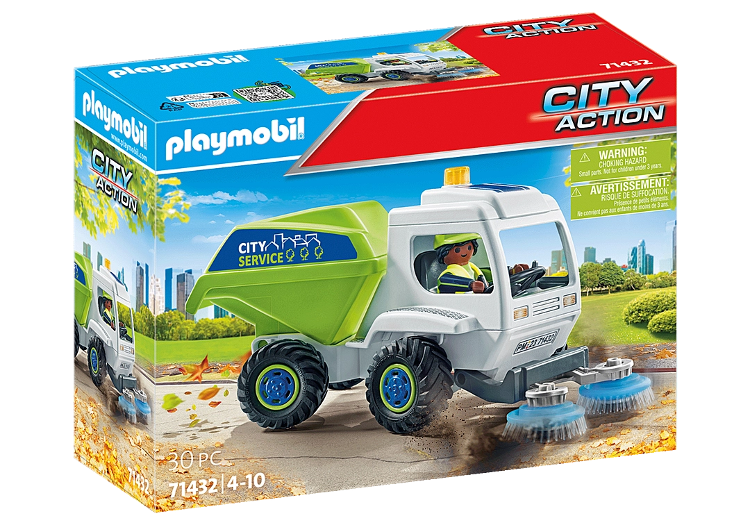 Playmobil City Cleaning Street Sweeper