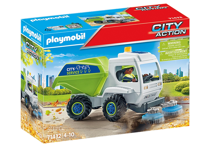 Playmobil City Cleaning Street Sweeper