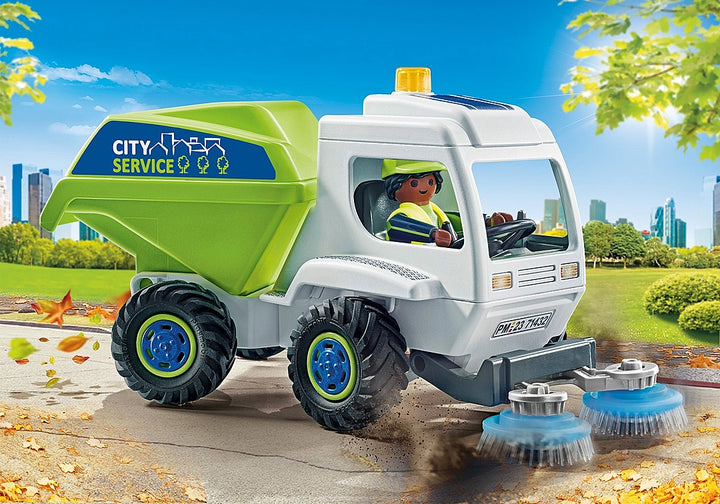 Playmobil City Cleaning Street Sweeper