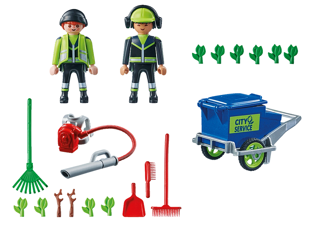 PLAYMOBIL 71433 CITY Action Street Cleaner With E-Vehicle, City