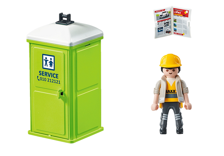 Playmobil City Cleaning Portable Toilet