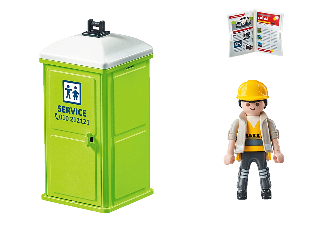 Playmobil City Cleaning Portable Toilet