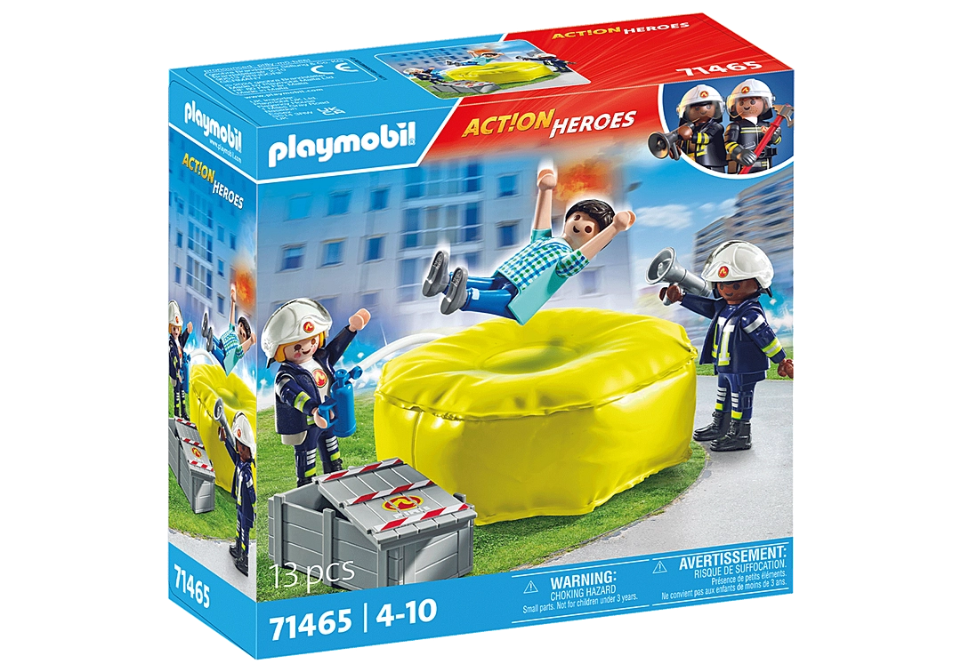 Playmobil Action Heroes Firefighters With Air Pillow