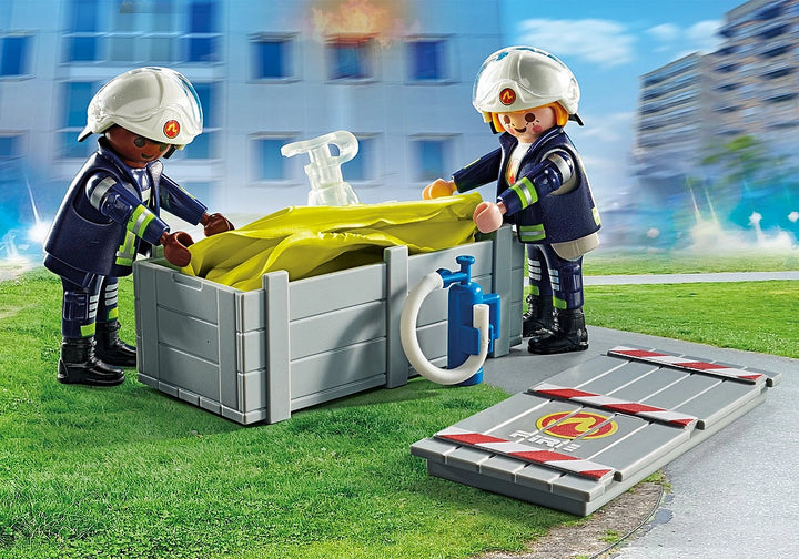 Playmobil Action Heroes Firefighters With Air Pillow