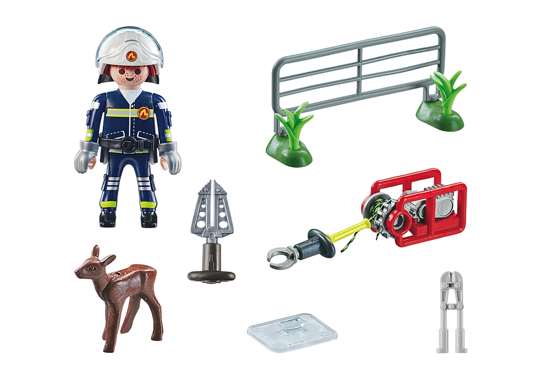 Playmobil Action Heroes Firefighters Animal Rescue