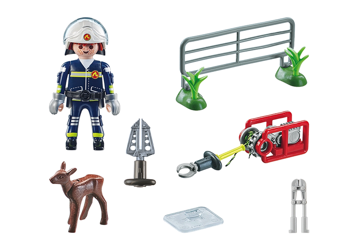 Playmobil Action Heroes Firefighters Animal Rescue