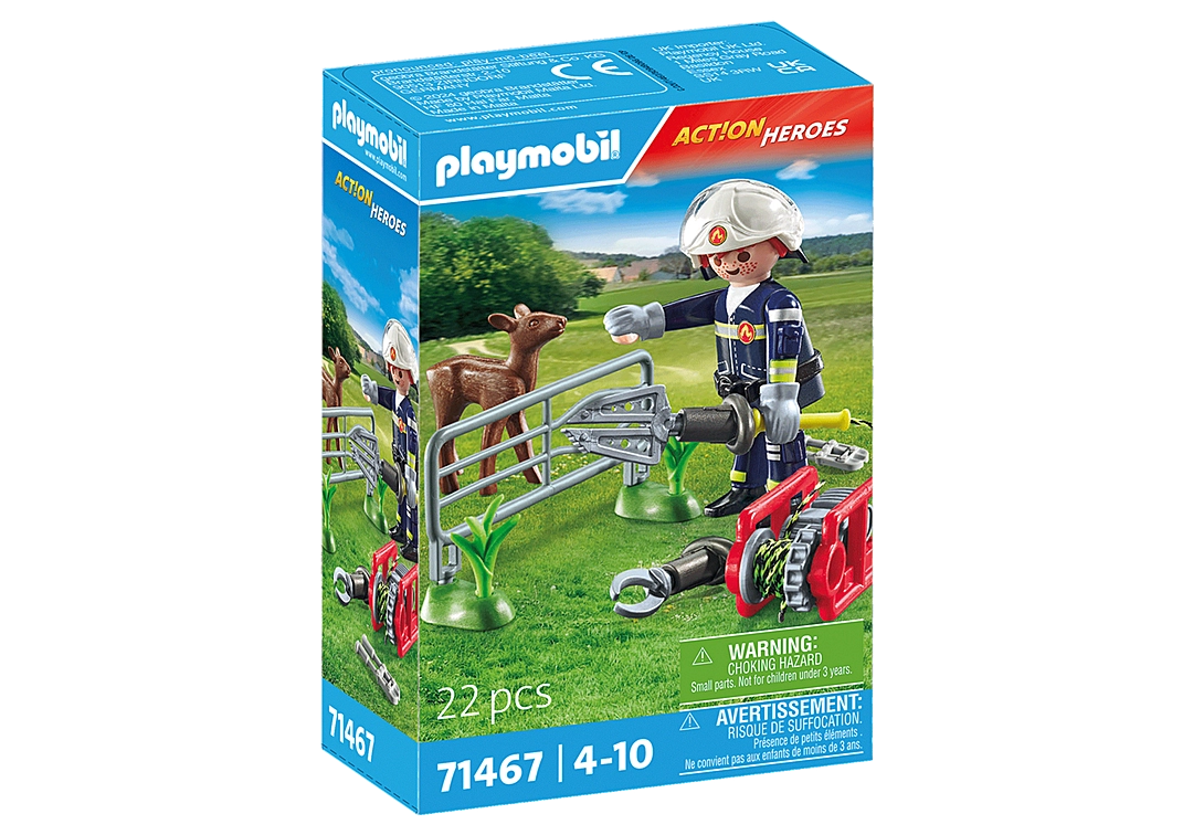 Playmobil Action Heroes Firefighters Animal Rescue