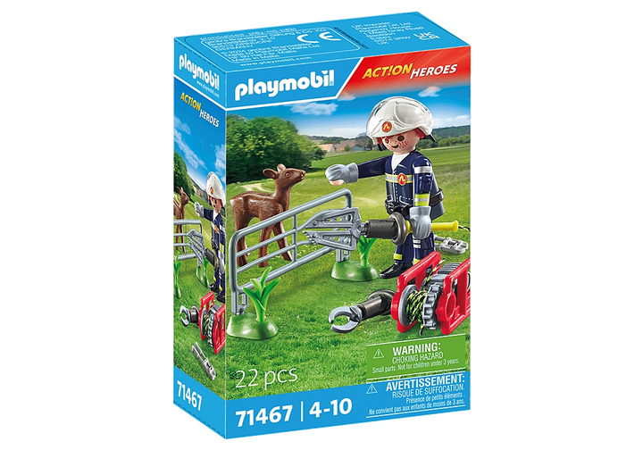 Playmobil Action Heroes Firefighters Animal Rescue