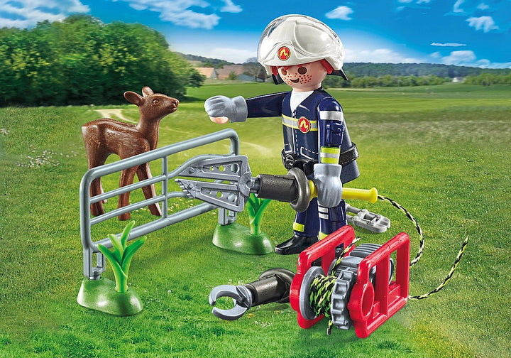 Playmobil Action Heroes Firefighters Animal Rescue