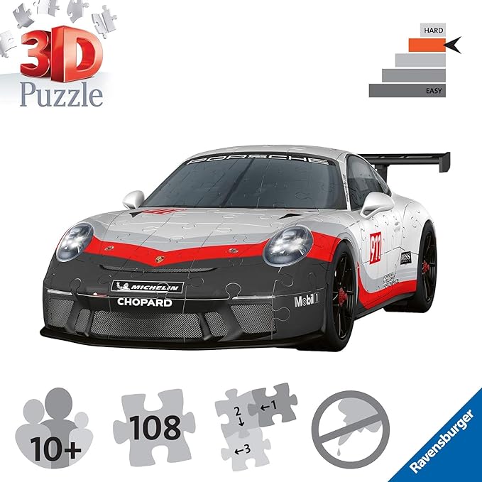 Ravensburger Porsche 911 GT3 Cup 3D Puzzle