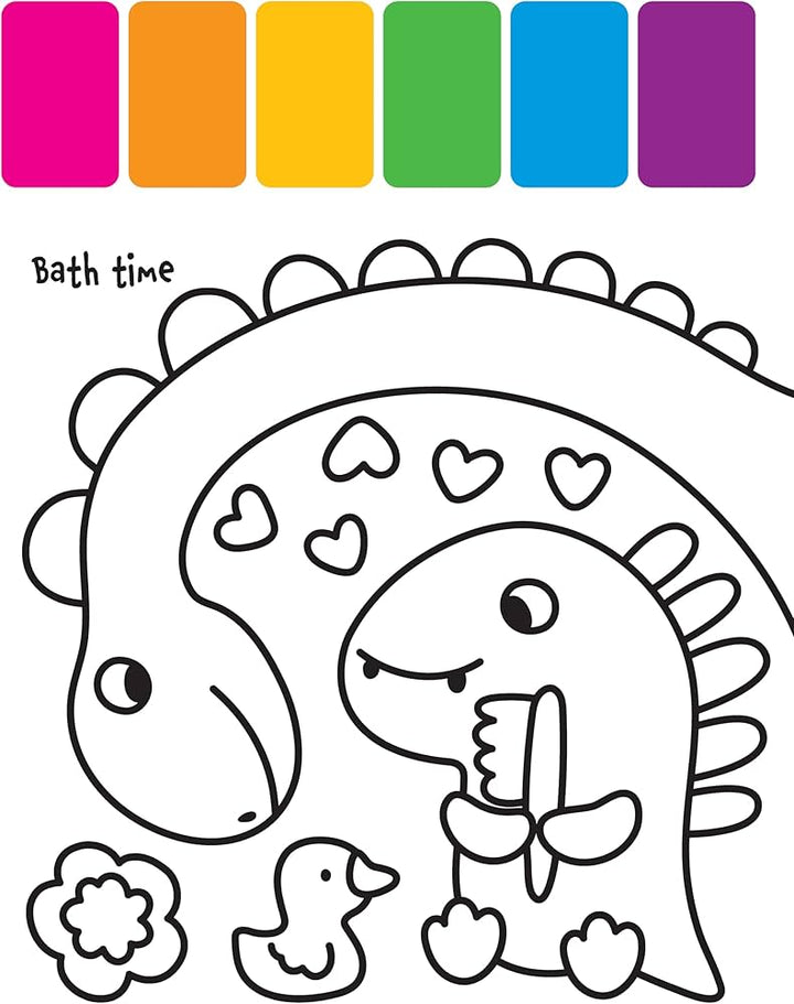 My First Painting Book: Dinosaurs