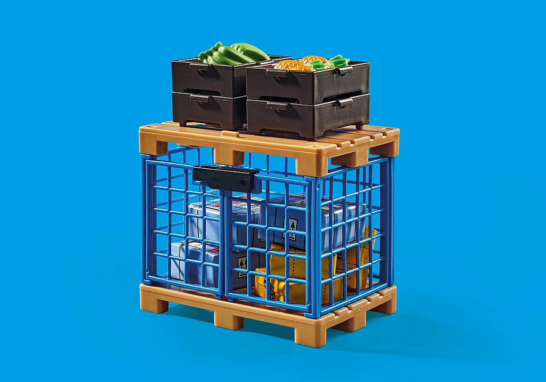 Playmobil Forklift Truck With Cargo