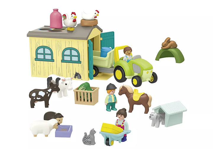 Playmobil Junior Farm Adventure With Tractor