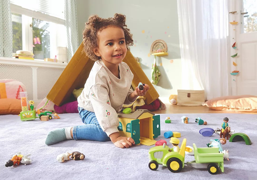 Playmobil Junior Farm Adventure With Tractor