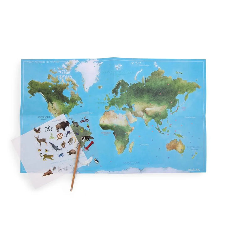 Moulin Roty World Map Transfers