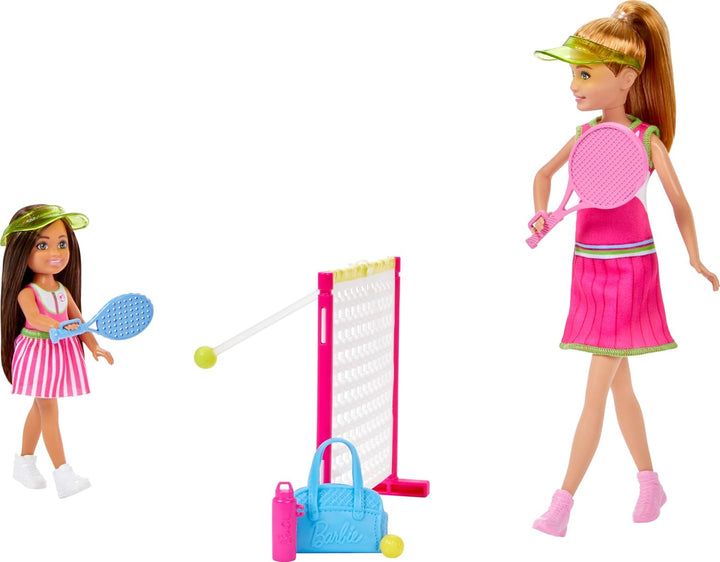 Barbie Stacie &amp; Chelsea Tennis Playset