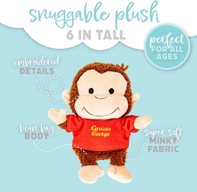 Curious George 6 Inch Plush