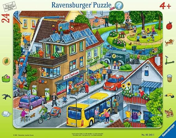 Ravensburger Our Green City Frame Puzzle 24 PC