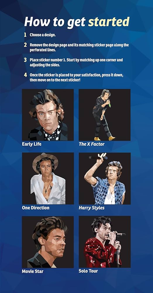 Ultimate Harry Styles Sticker Mosaic Art