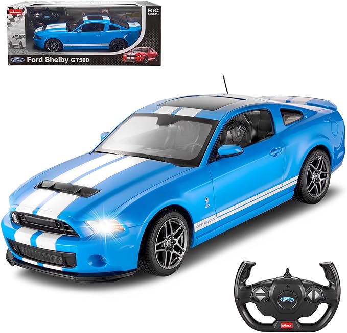 Ford Shelby GT500 Blue R/C Car