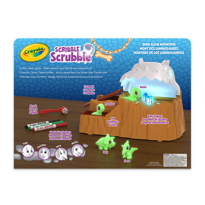 Crayola Scribble Scrubbie Dino Glow Mountain