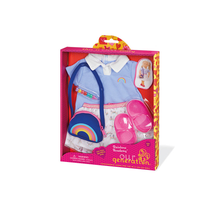 Our Generation Doll Outfit - Rainbow Academy For 18" Doll