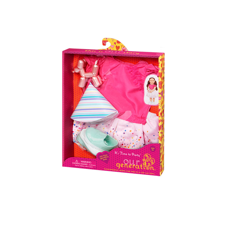 Our Generation Doll Outfit - It's Time To Party For 18" Doll