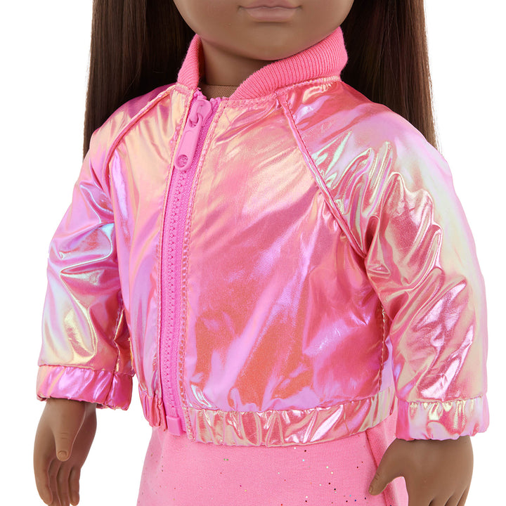 Our Generation Doll Outfit Deluxe - Splash Of Pink For 18" Doll