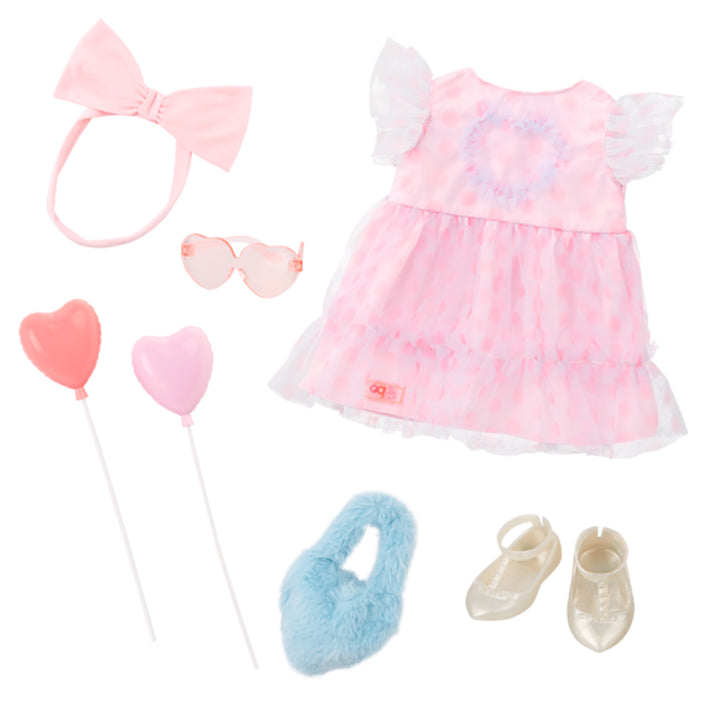 Our Generation Doll Outfit Deluxe -All Heart For 18" Doll
