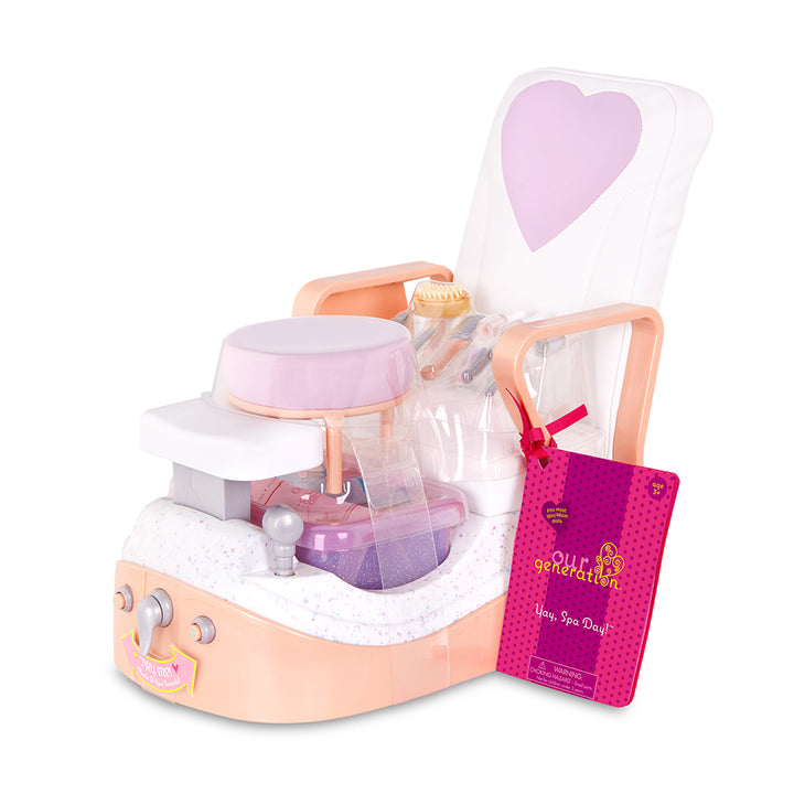 Our Generation Spa Day Chair For 18" Doll