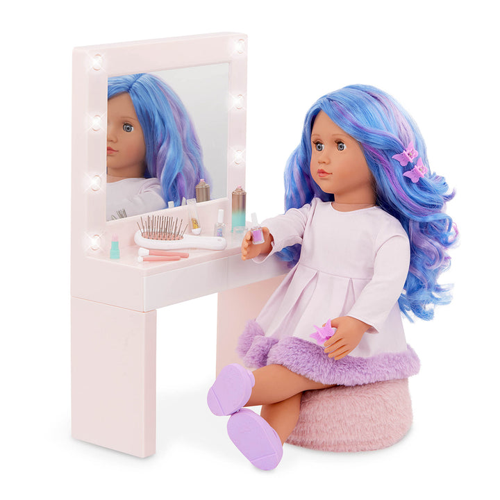 Our Generation Glam & Glow Vanity For 18" Doll