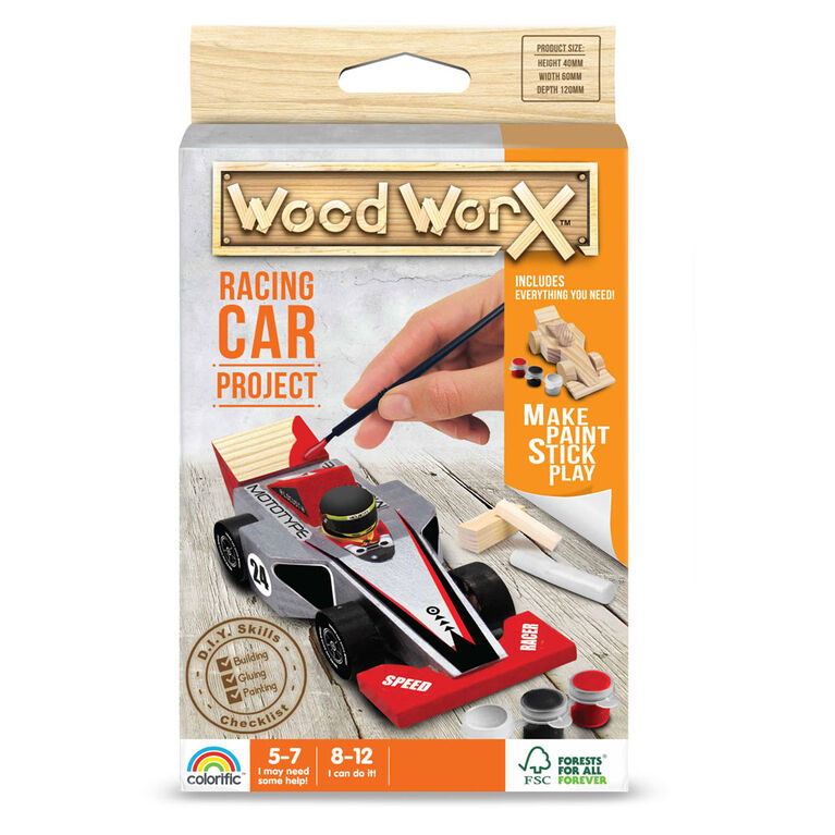 Wood WorX Mini Racing Car Kit