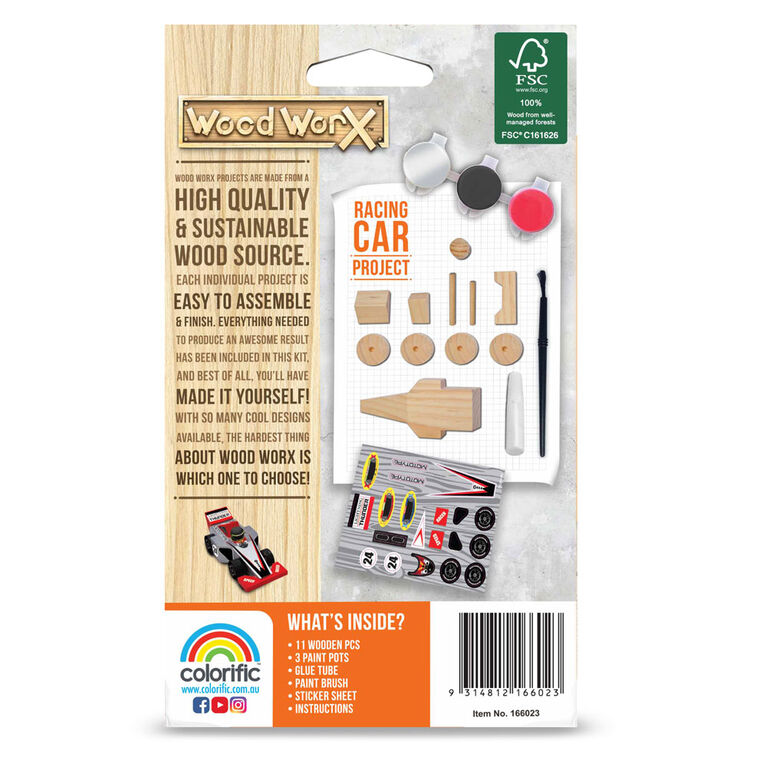 Wood WorX Mini Racing Car Kit