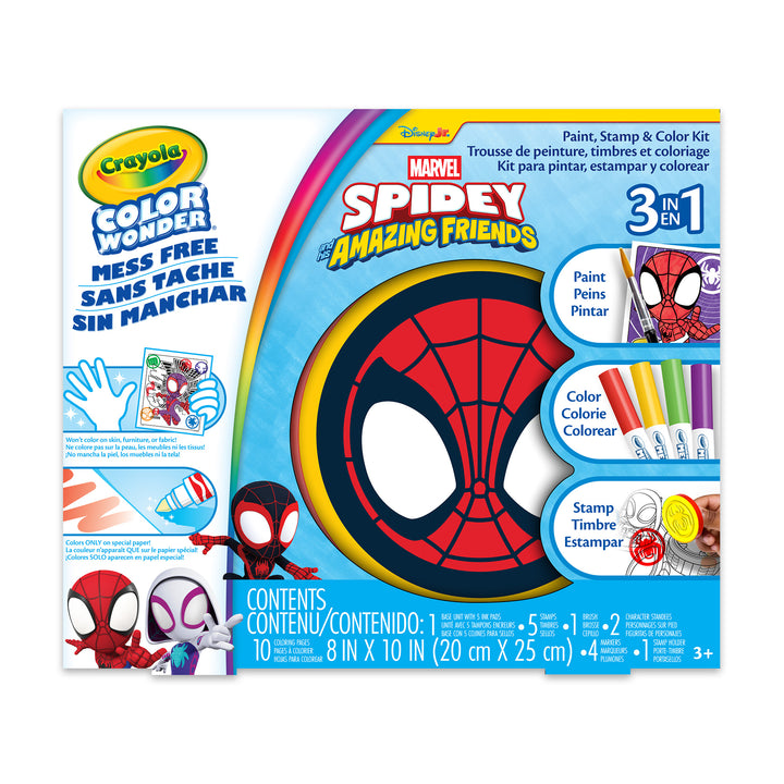 Crayola Colour Wonder Spidey 3-In-1 Kit