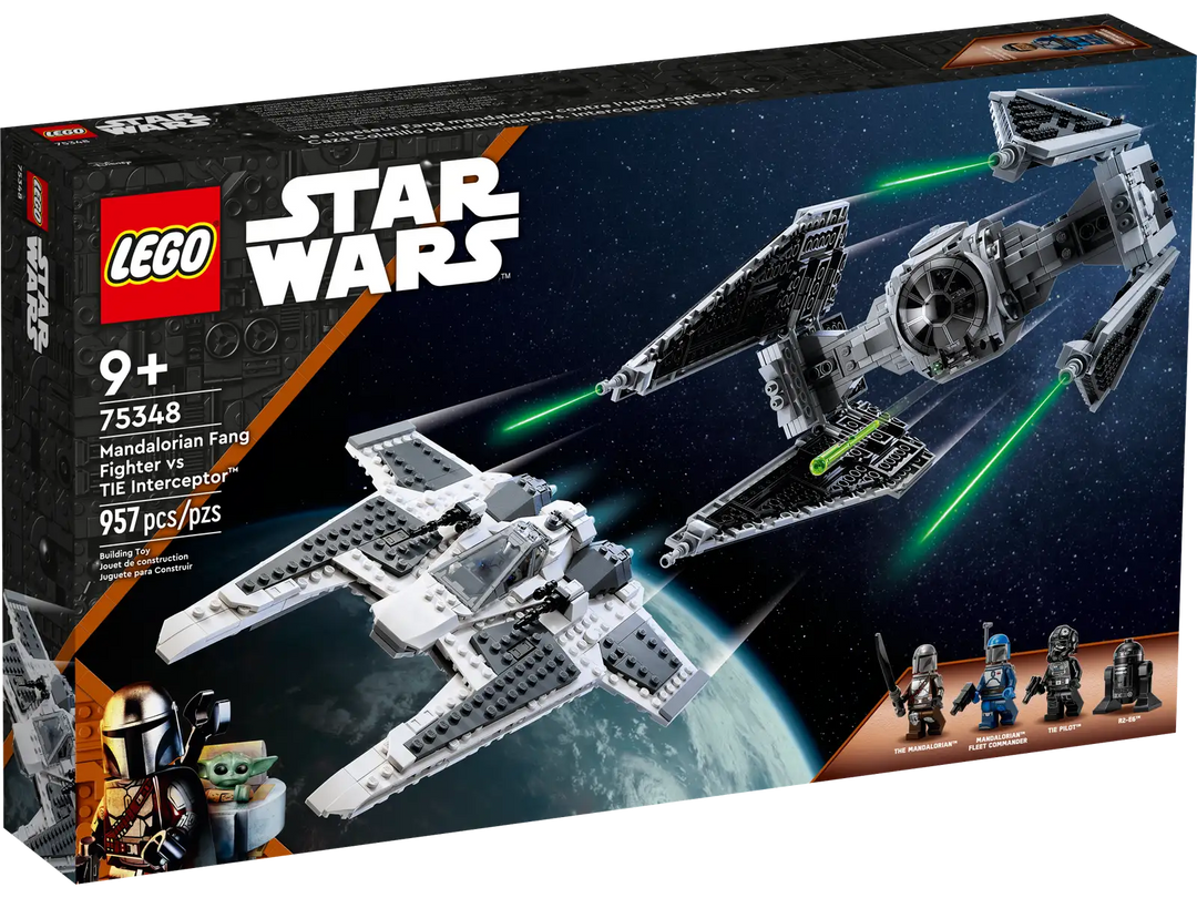 Lego Star Wars Mandalorian Fang Fighter vs. TIE Interceptor™