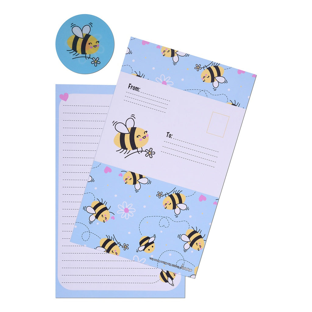 Iscream Bee Loved Foldover Stationery