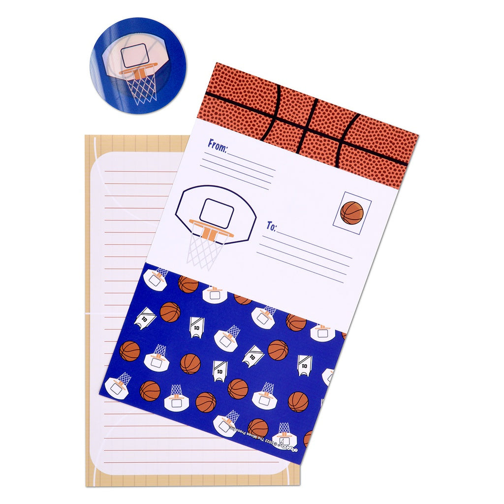 Iscream Hoop Dreams Foldover Stationery