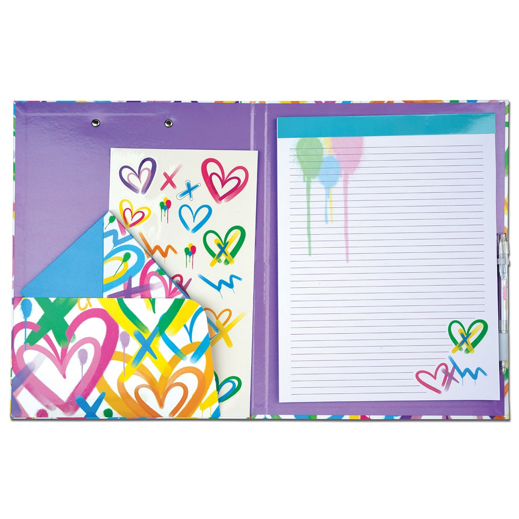 Iscream Corey Paige Hearts Clipboard Set