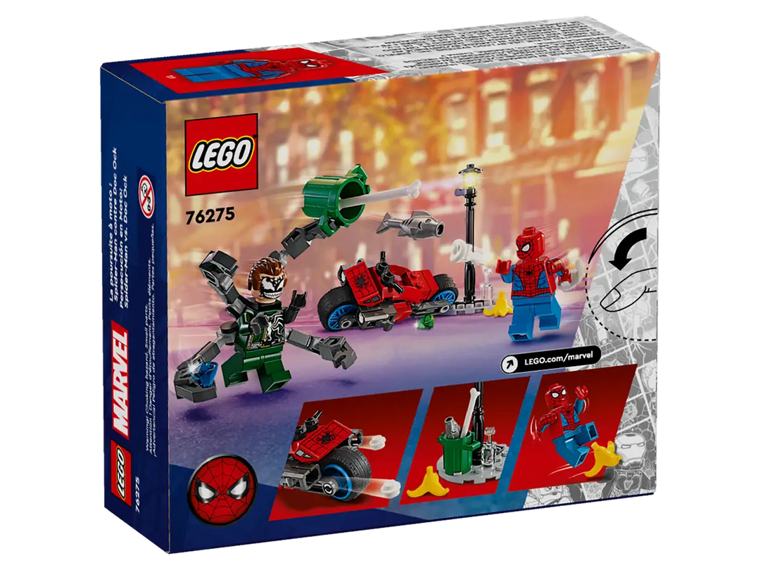 Lego Marvel Motorcycle Chase: Spider-Man vs. Doc Ock