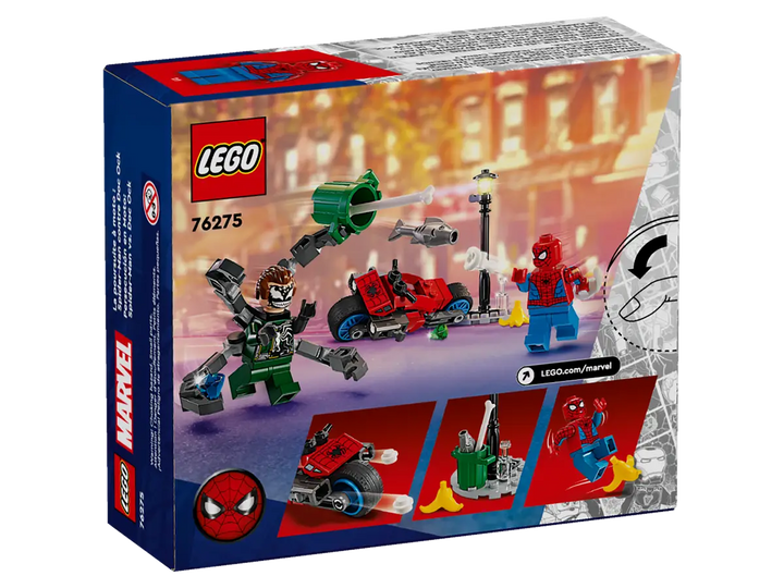 Lego Marvel Motorcycle Chase: Spider-Man vs. Doc Ock