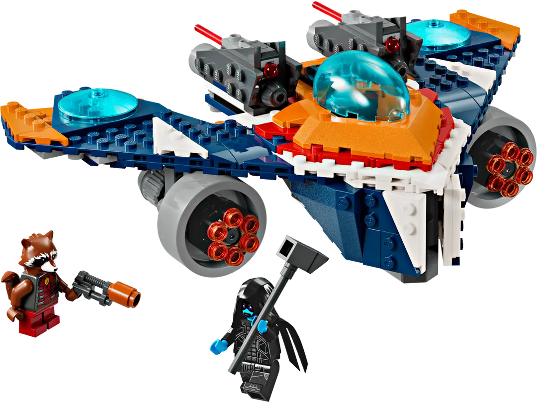 Lego Marvel Rocket's Warbird vs. Ronan