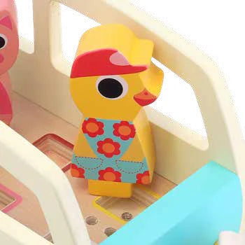Wooden Van With Animal Sounds